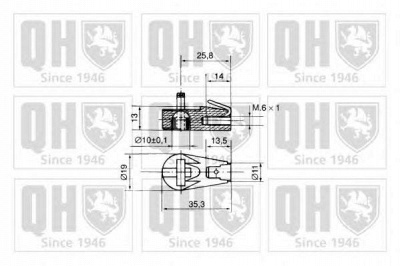 QUINTON HAZELL qts840059 -  Газовая пружина, крышка багажник
